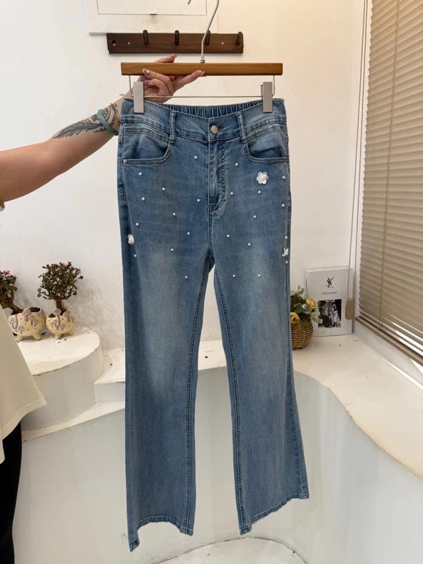 新款大码牛仔裤 #9337