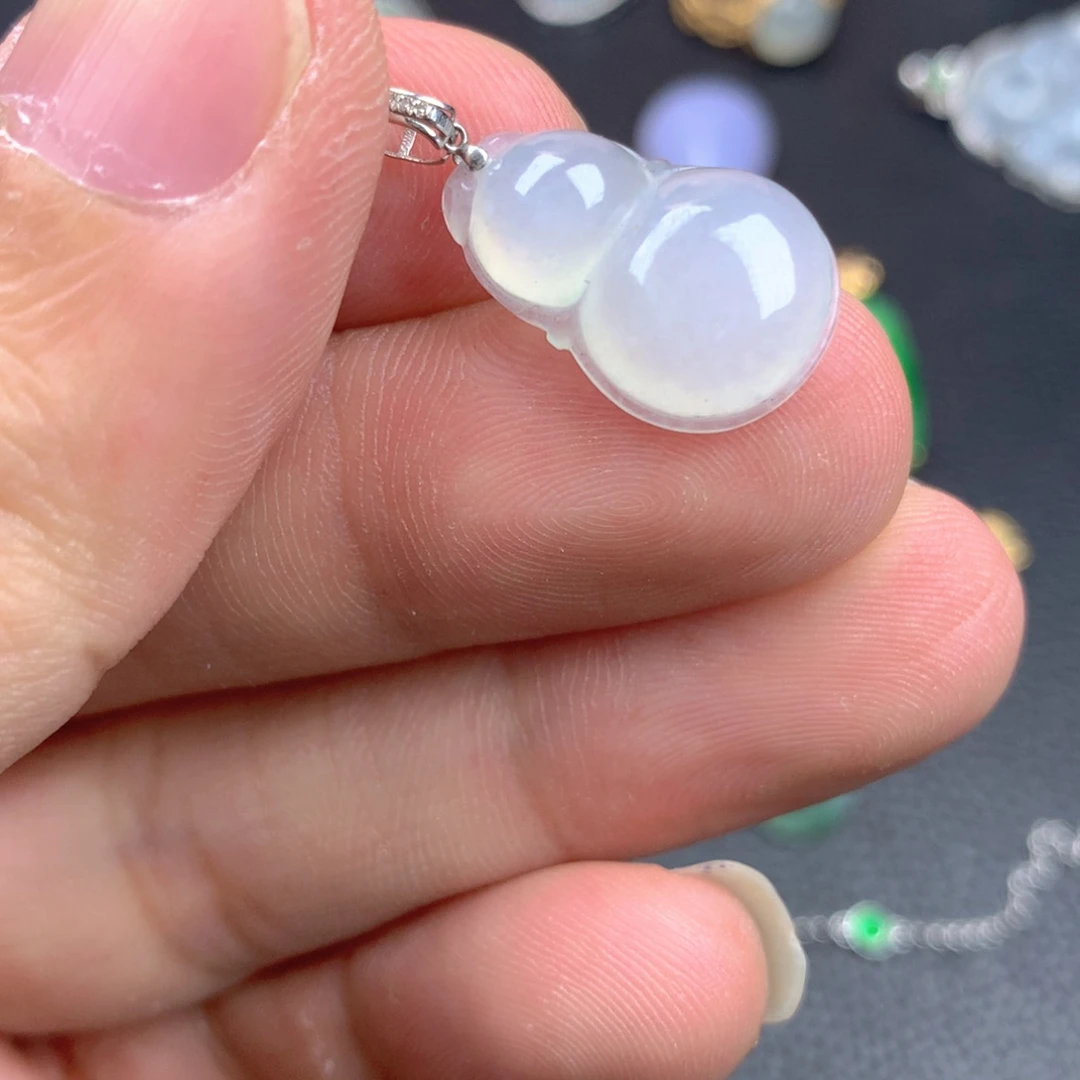 【闪购商品】翡翠18K金镶嵌颈饰翡翠
