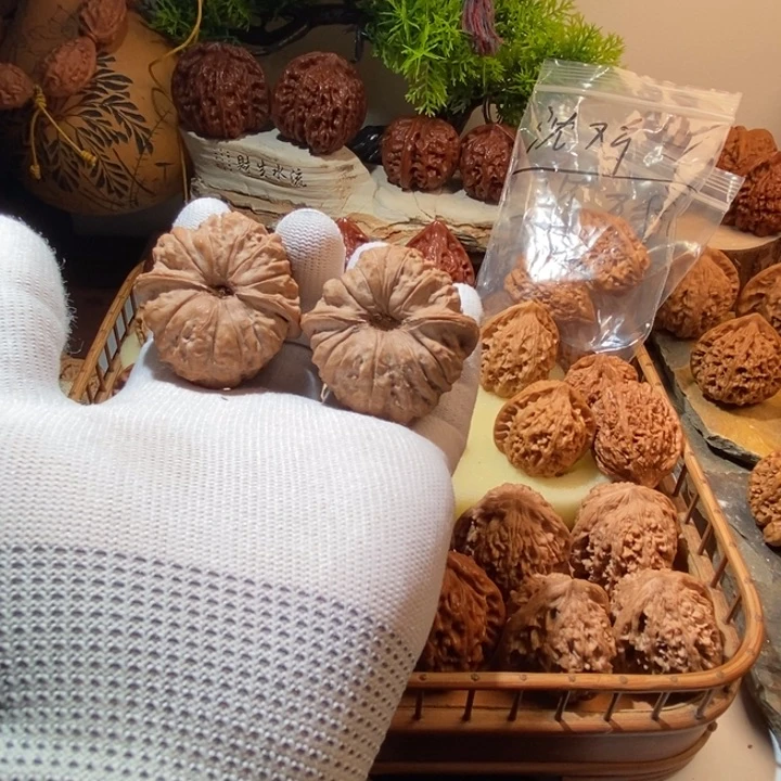 ****H文玩核桃把件南瓜炖也玩核桃46