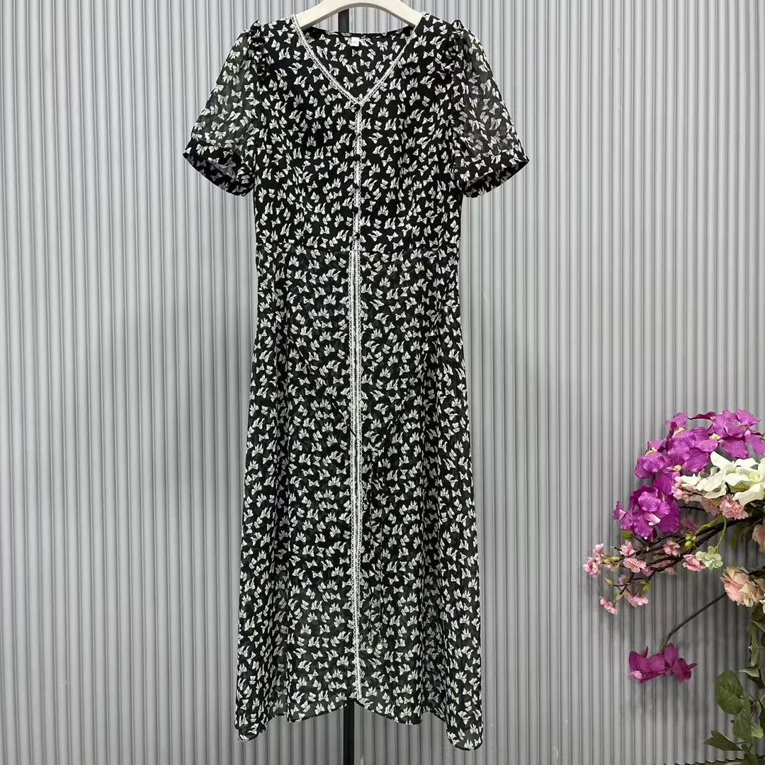 【A893】2025新款时尚修身高端气质收腰洋气连衣裙