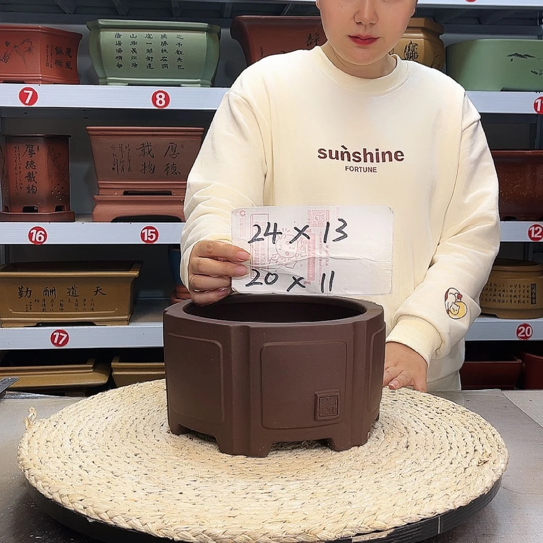 紫砂花盆紫砂花盆