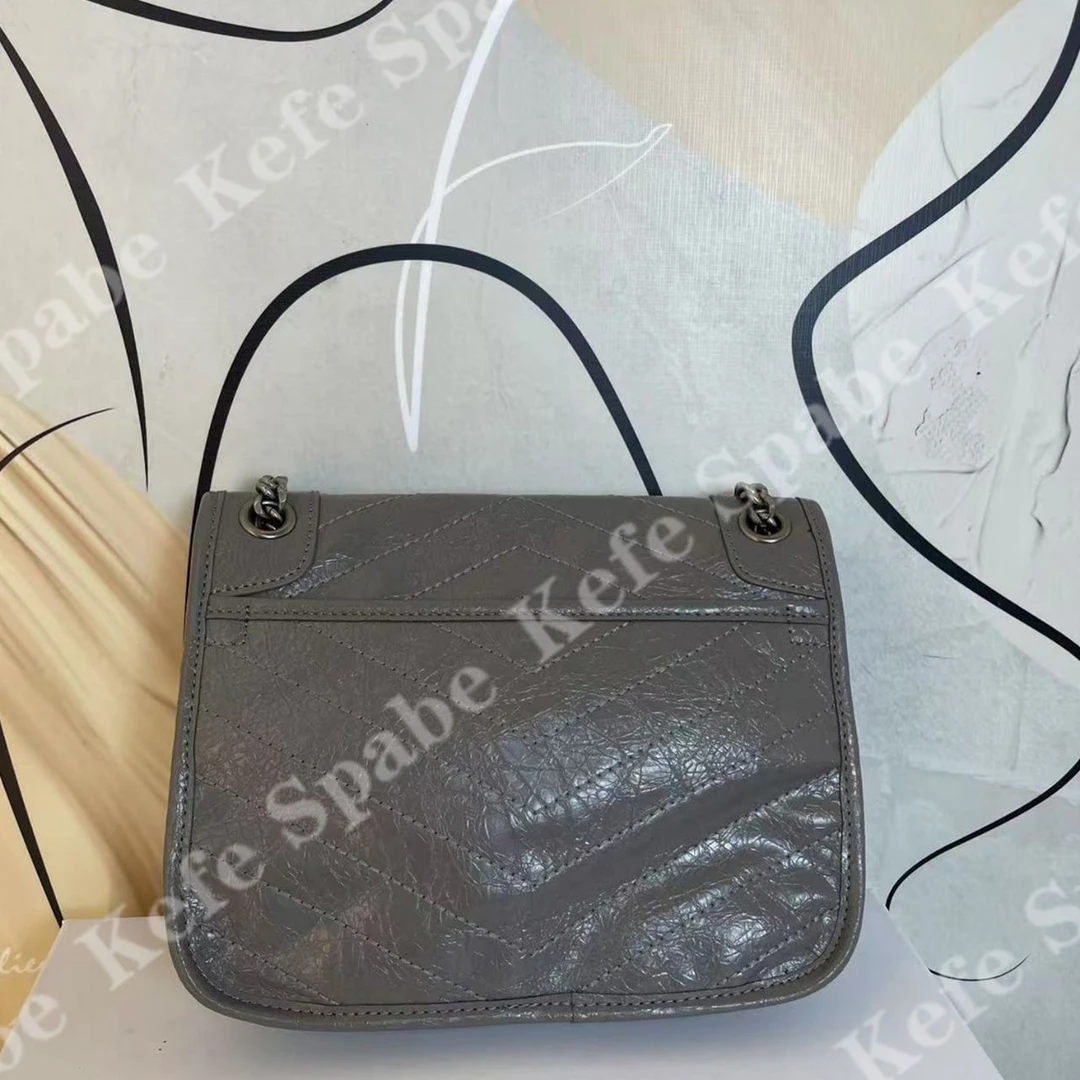 HM013P25新款灰色小号流浪链条单肩斜挎包-1