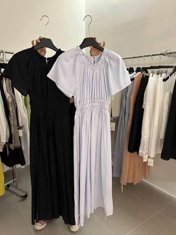 08289 裙长115 简约时尚女长裙