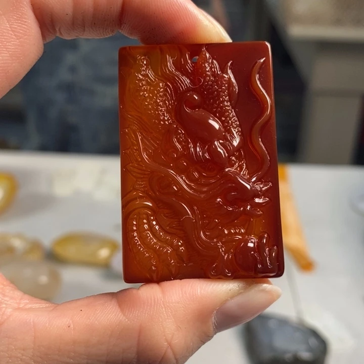 玛瑙/玉髓吊坠(不含链)未镶嵌