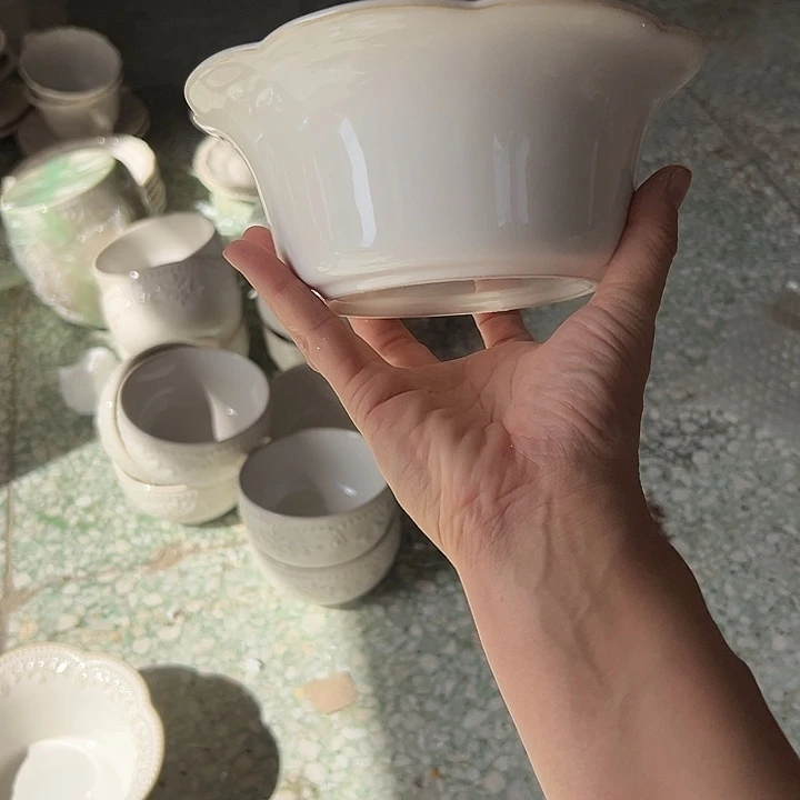 瓷片默认瑕疵商品浮雕斗笠2