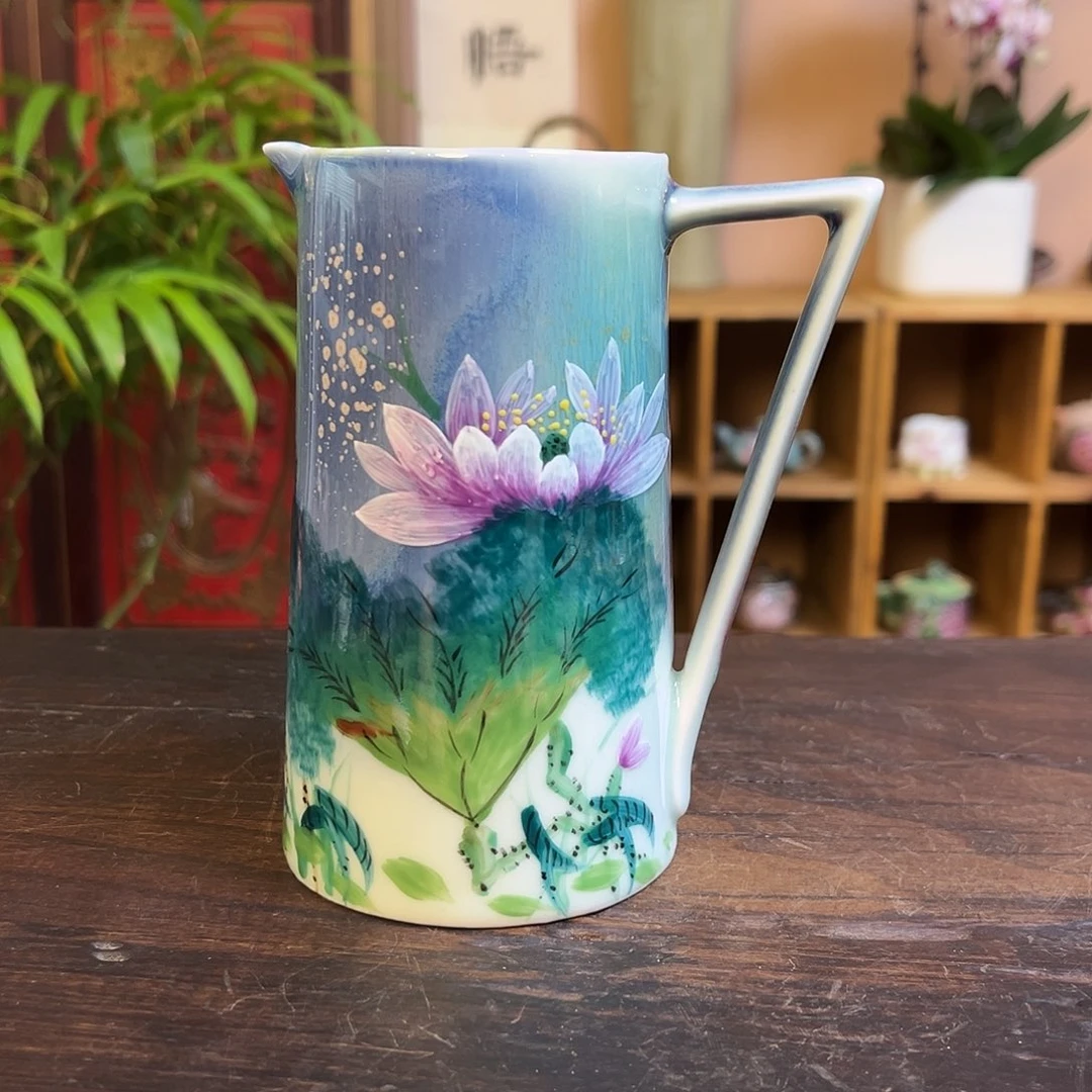 柴烧手工手绘陶瓷