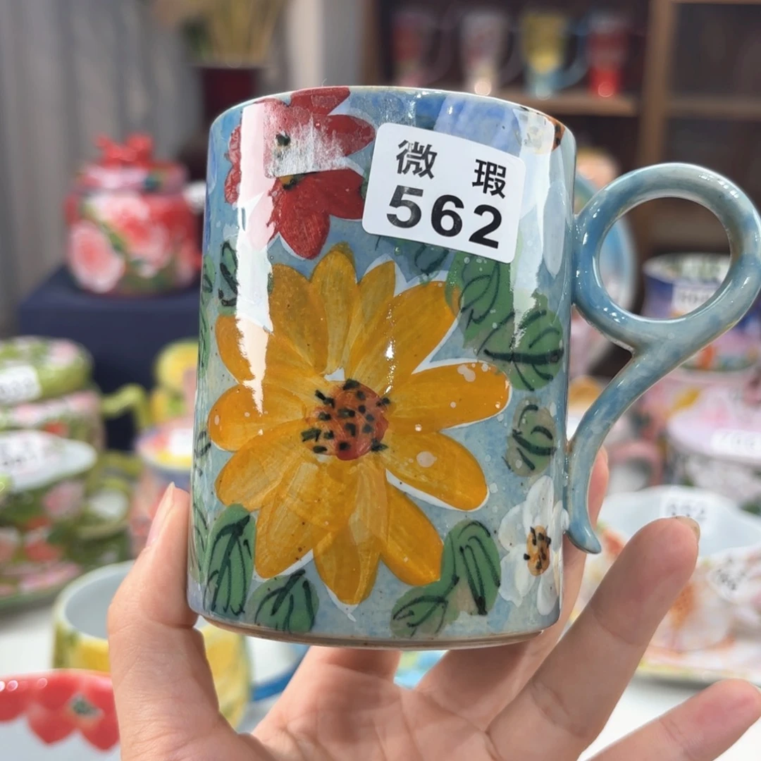 景德镇手绘高温釉下彩陶瓷茶具