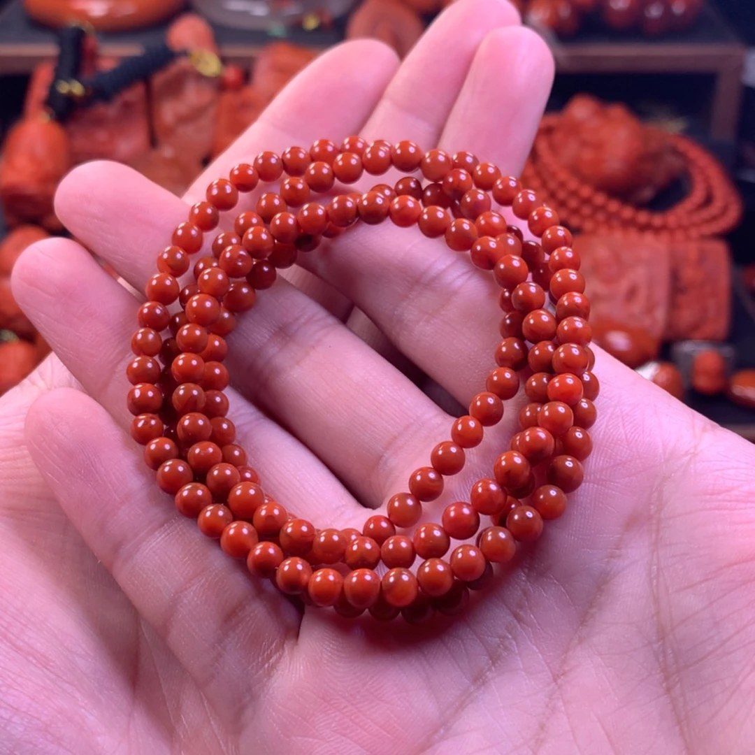 【闪购商品】南红玛瑙多圈未镶嵌