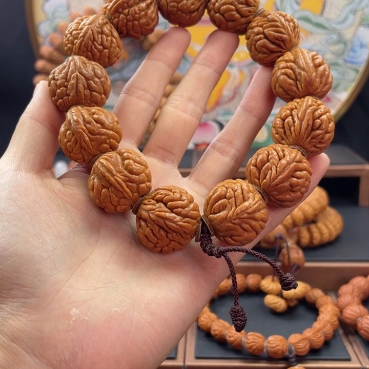 桃核手串龙纹桃核原霸