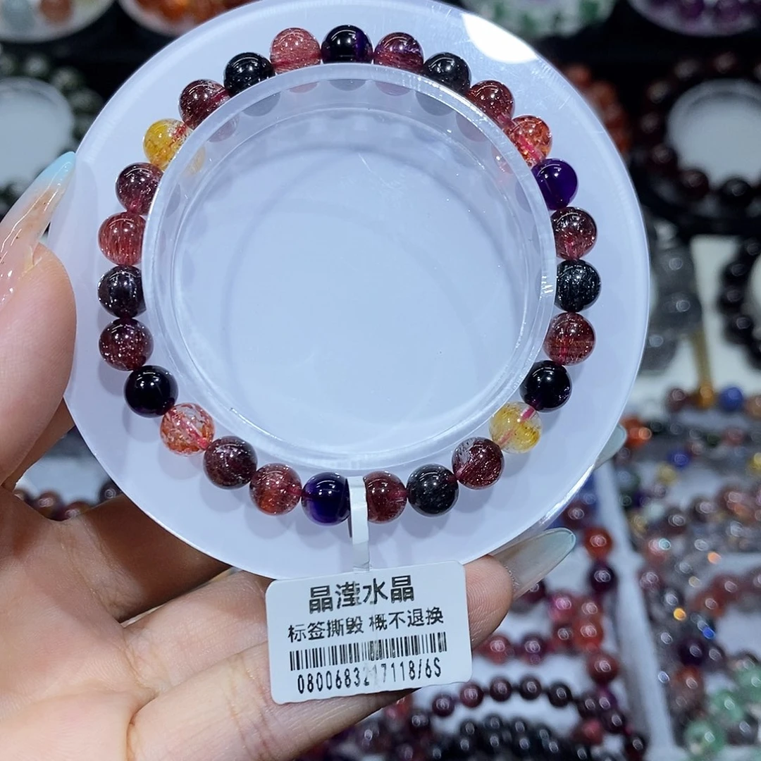 未镶嵌手串水晶黑加仑6