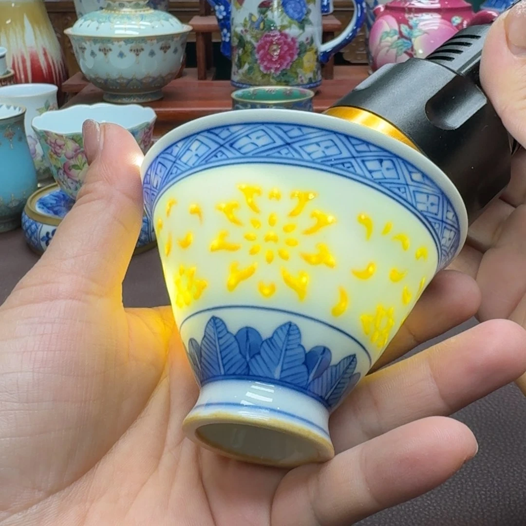 瓷片景德镇仿古手工制作精品展示