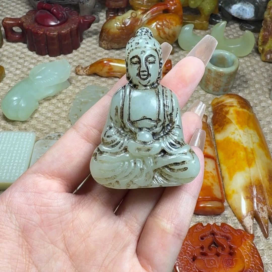 白玉菩提吊坠挂件