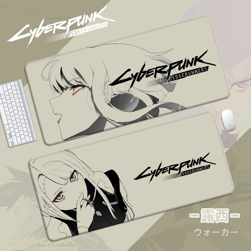 边缘行者超大鼠标垫男生动漫电竞游戏加厚锁边防滑电竞大鼠标垫