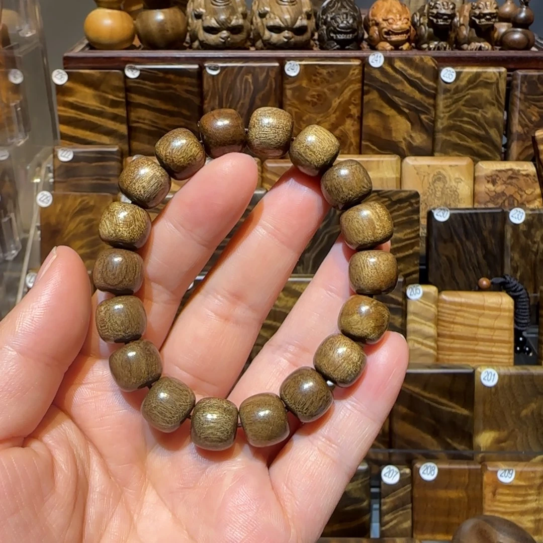 楠木（金丝楠）手串/手链金丝楠木小叶桢楠枯木桶珠