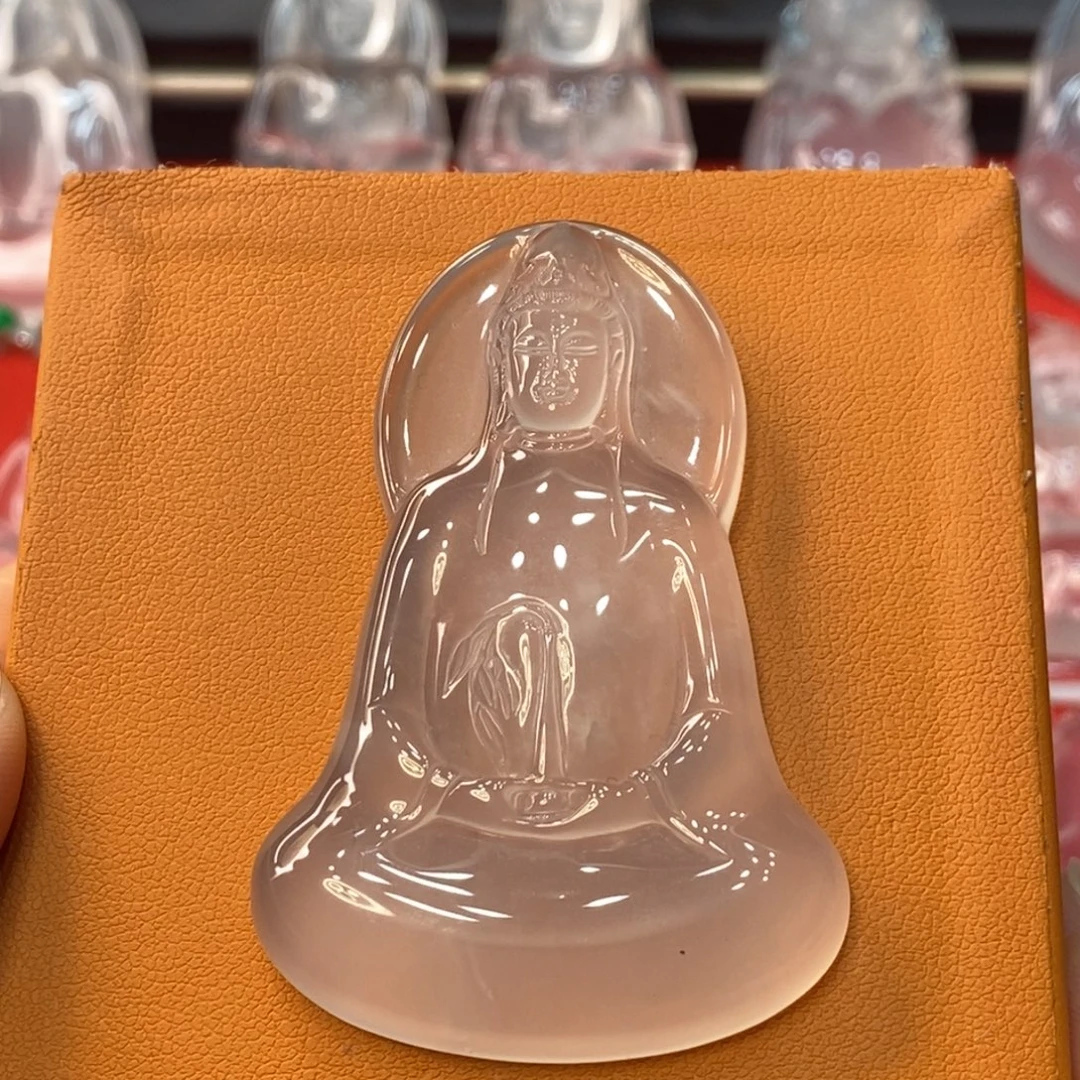 石英质玉未镶嵌吊坠