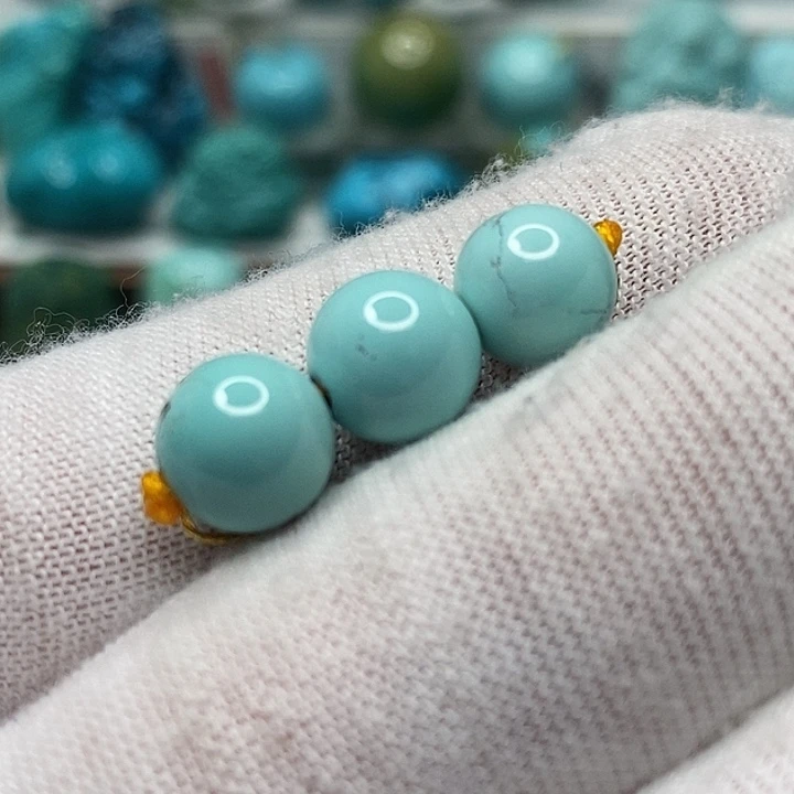 绿松石未镶嵌天然原矿 地大质检