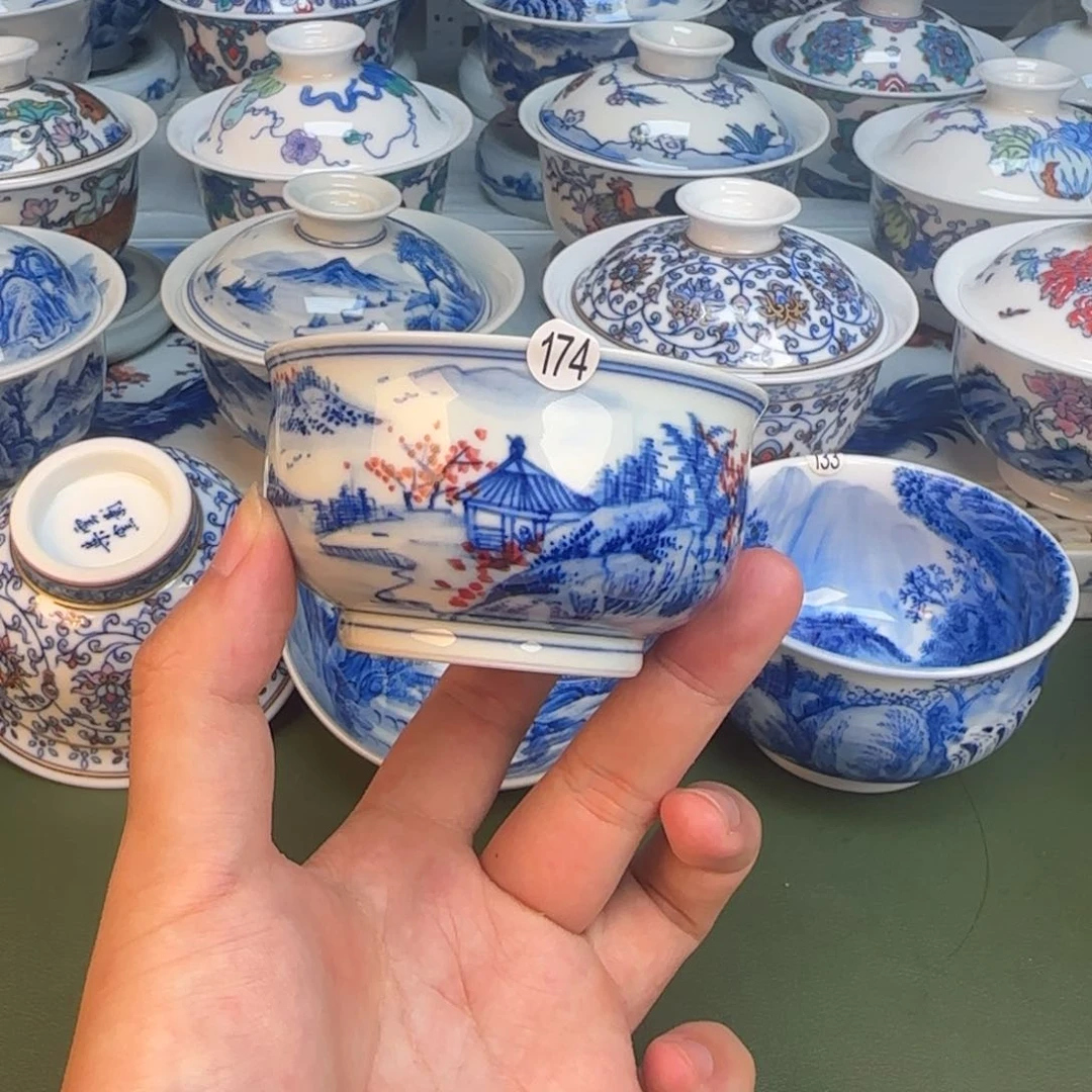 彦祖纯手工手绘茶具174