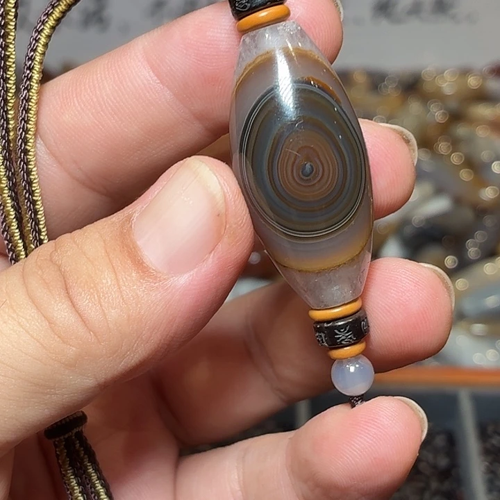 一***A玛瑙/玉髓裸珠_HEIMORI 天然天珠