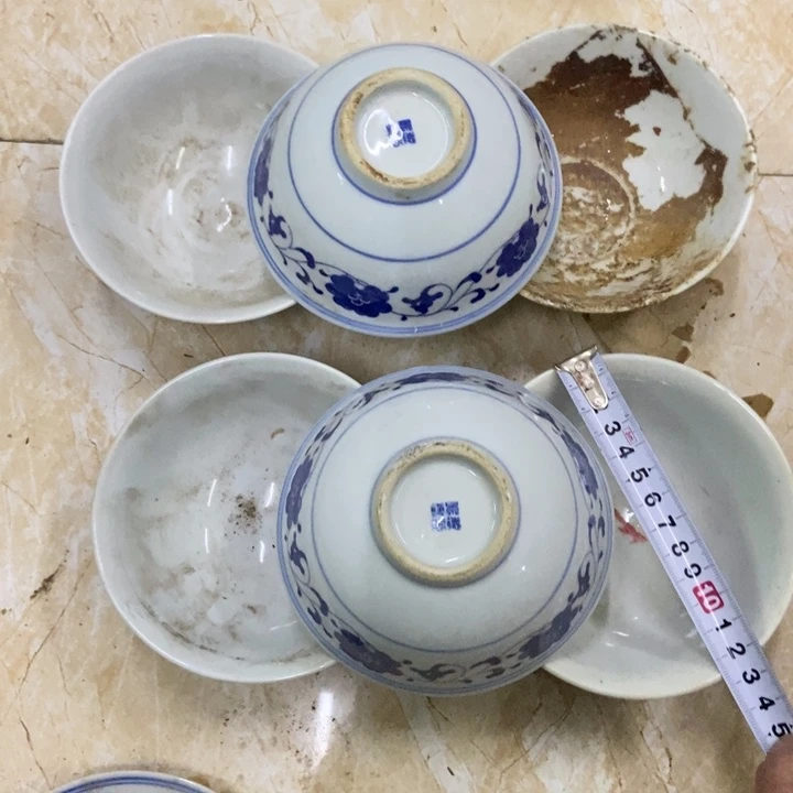 陶6个12.5厘米芙蓉花碗
