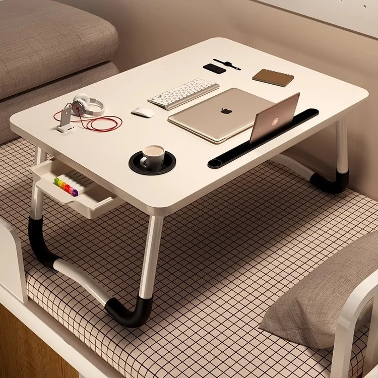 床上小桌子可折叠电脑桌家用卧室飘窗书桌宿舍学生寝室懒人学习桌