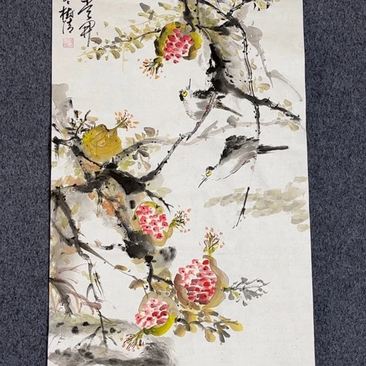 国画手绘国风国画作品