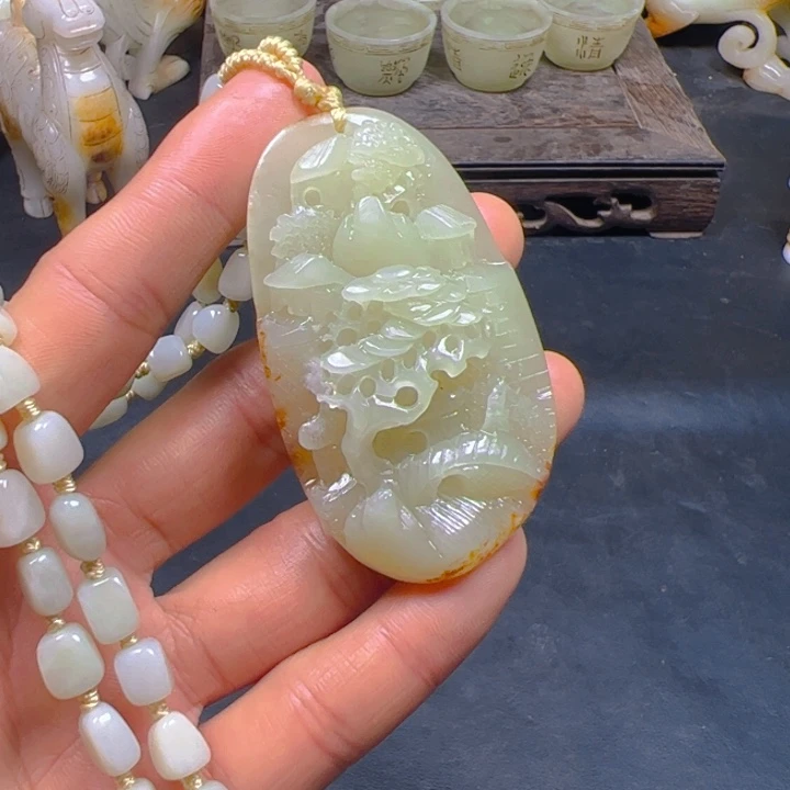 和田玉挂件未镶嵌