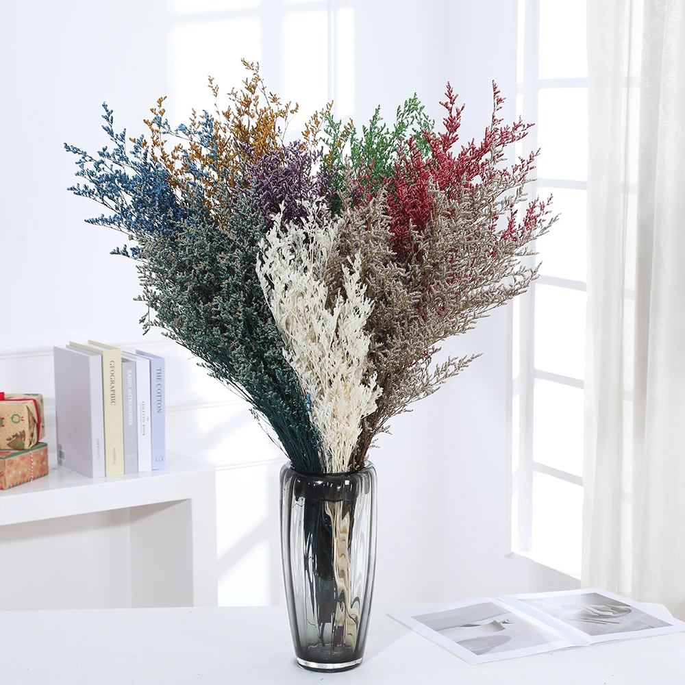 永生花情人草干花花束办公室客厅卧室装插花diy节日送礼室内绿植
