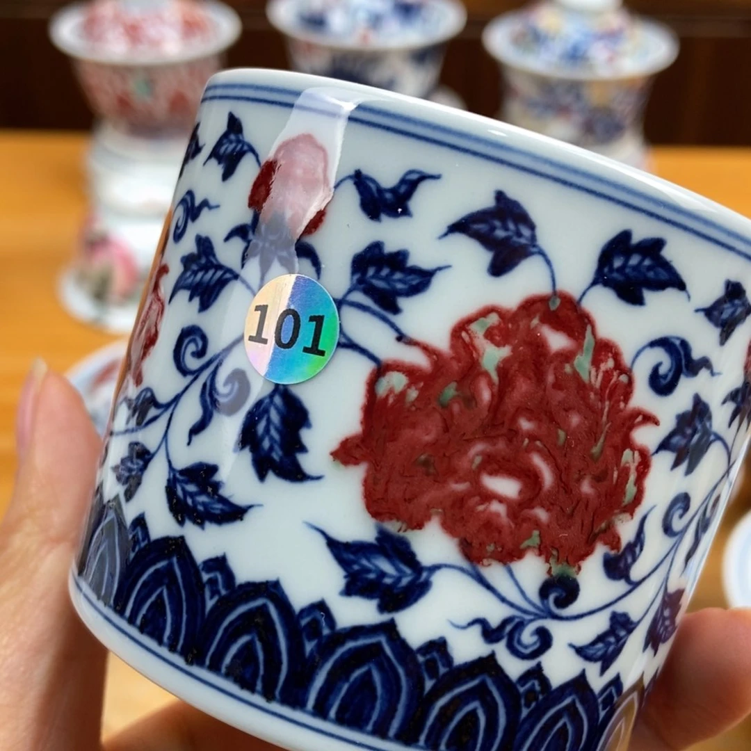 手绘现代茶具非古董