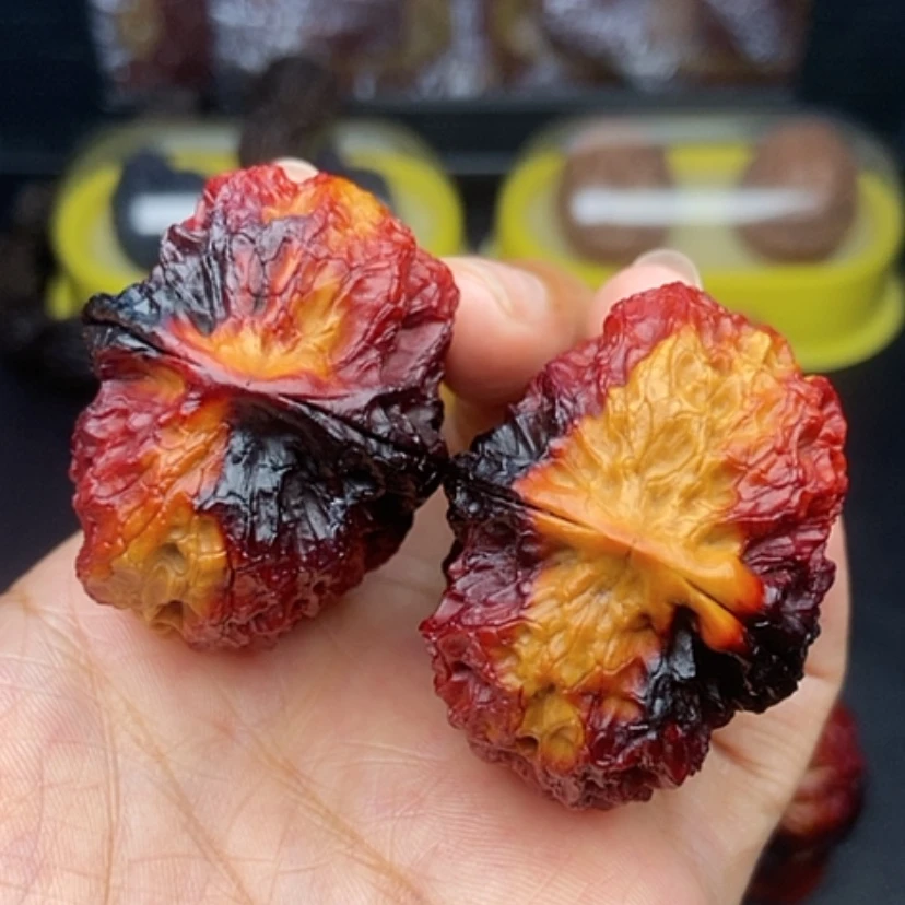 【闪购商品】文玩核桃手串42尺七彩太湖石元宝