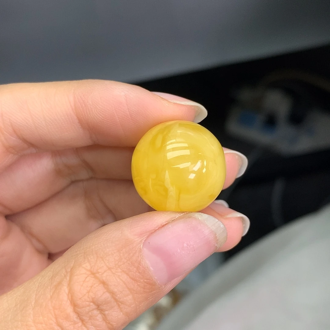 琥珀未镶嵌珠宝奇石19.5mm全品