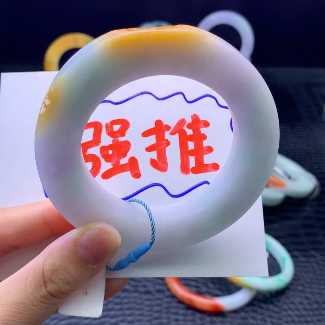 定制翡翠未镶嵌手镯51-64