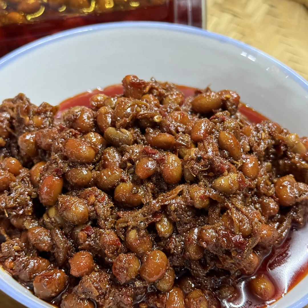 施甸 油煎姜丝豆豉（麻辣）一瓶一斤500g