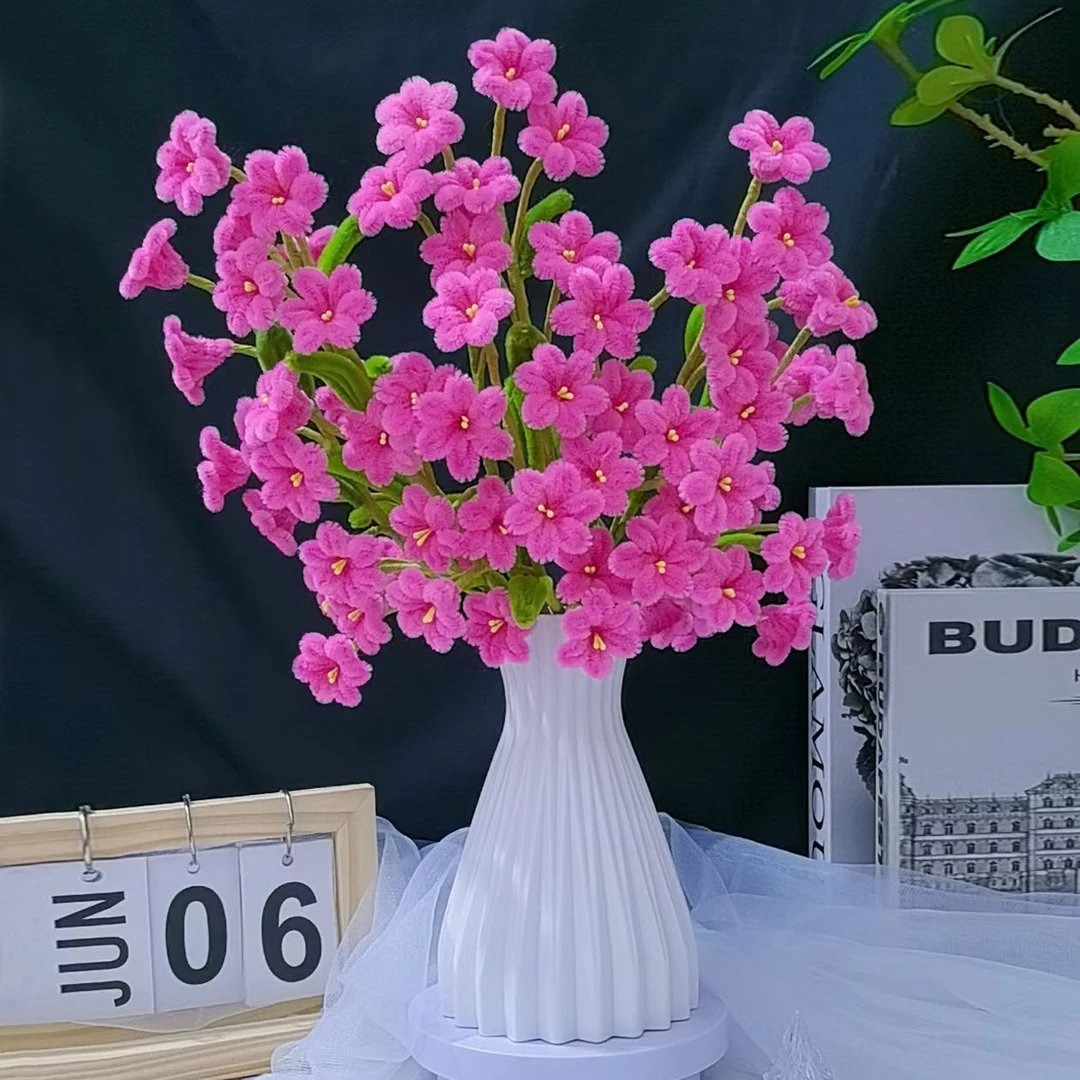 【可做60朵】加密扭扭棒加厚仿真花手工铃兰花材料包DIY非成品新手
