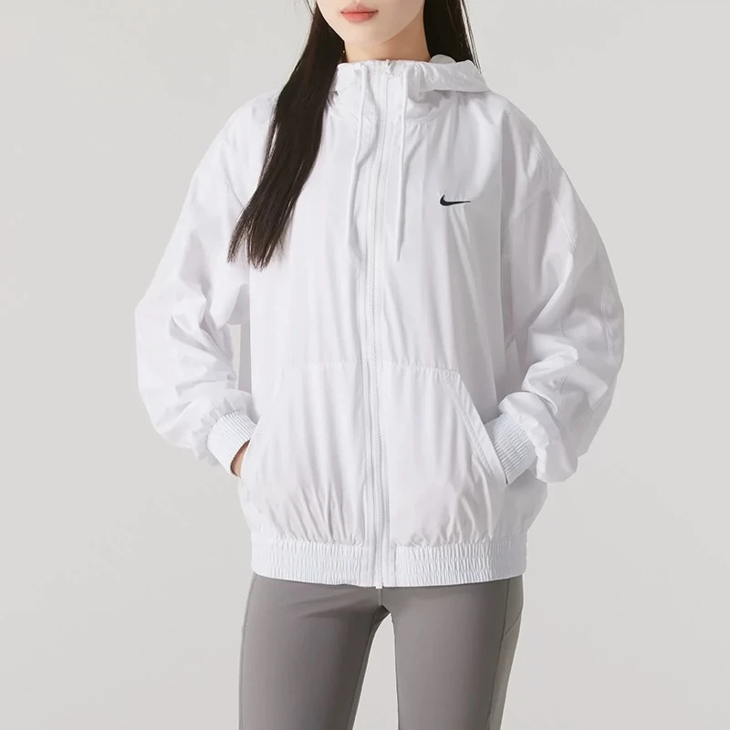 耐克NIKE25新款女子连帽外套透气运动上衣梭织夹克 FV6299100 #HB