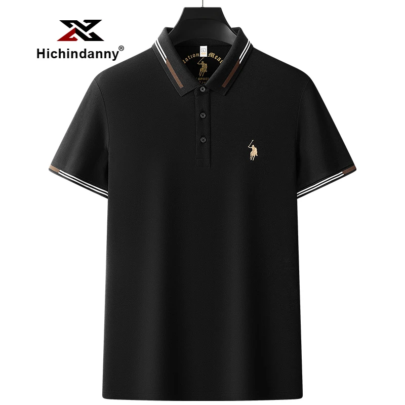 运动翻领POLO衫男短袖t恤夏季薄款刺绣商务休闲宽松体恤上衣时尚