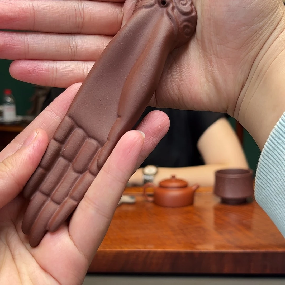 紫砂茶宠大雪紫砂茶宠点香