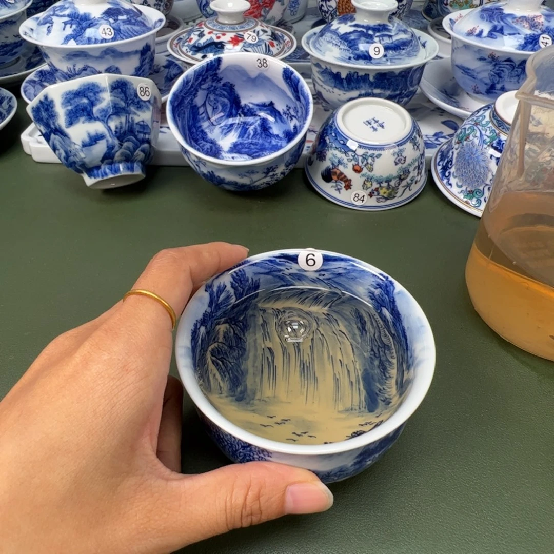 陶瓷景德镇纯手工纯手绘茶具木木6