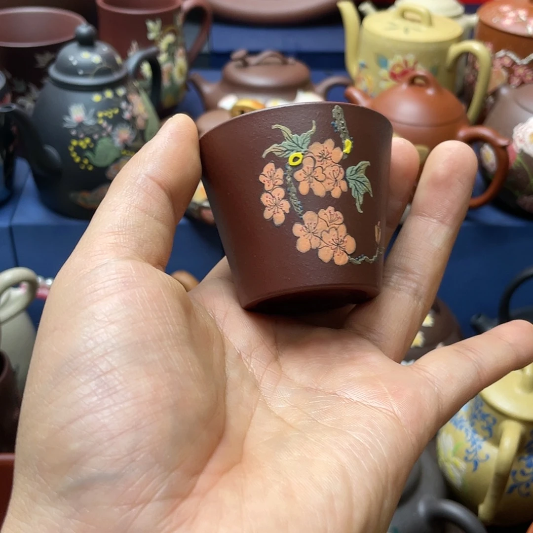 茶杯紫砂紫砂主人杯50cc