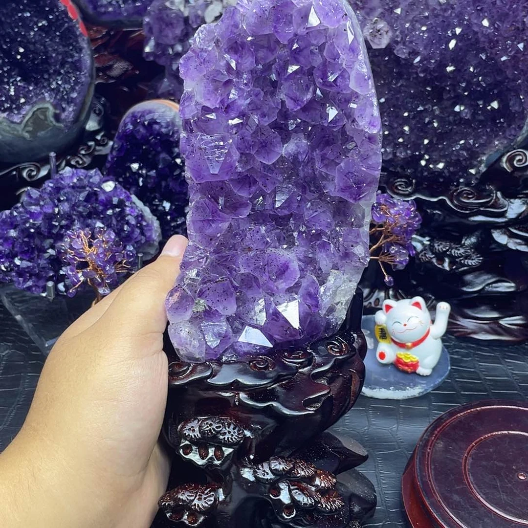 未镶嵌紫晶大型摆件（非配饰）