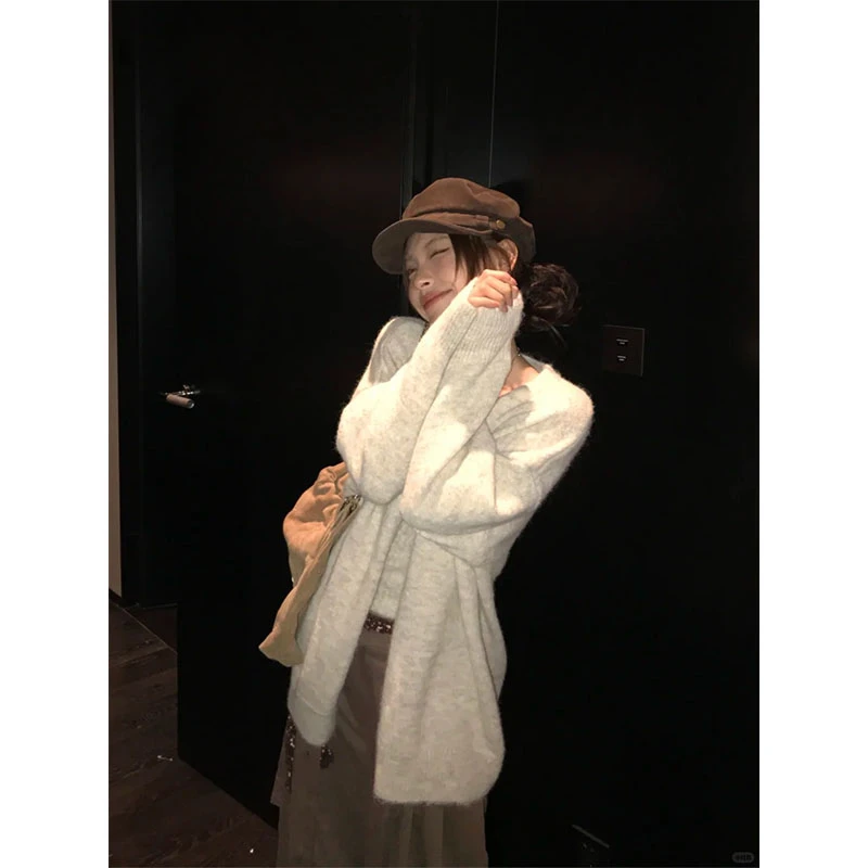 秋冬季新款显瘦抹胸内搭修身宽松百搭外套上衣简约时尚长裤套装女