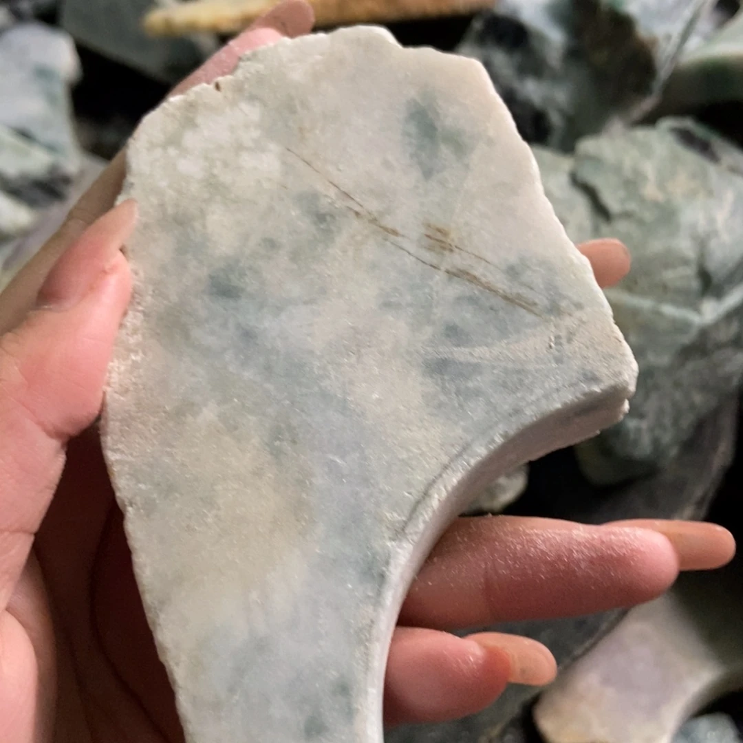 翡翠未镶嵌挂件天然翡翠