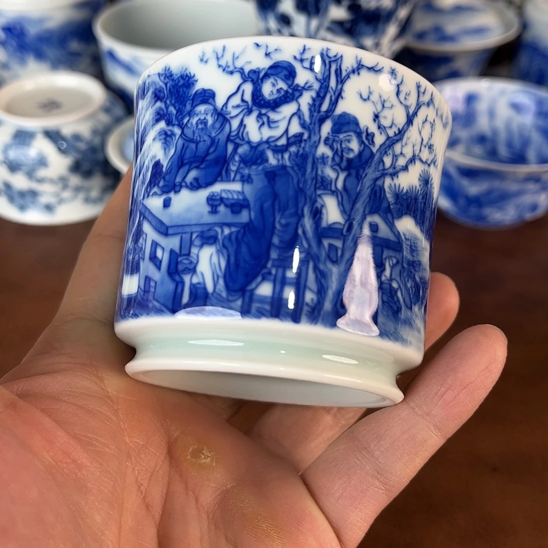 畅***安瓷片景德镇全手工手绘陶瓷