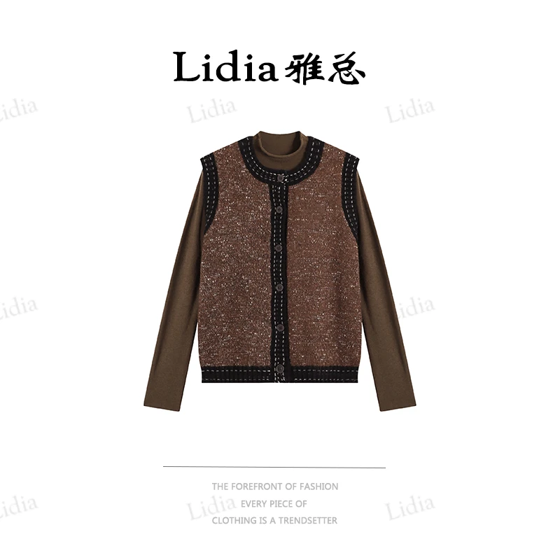 Lidia雅总 |常规款加厚款气质针织舒适耐磨25C-W987