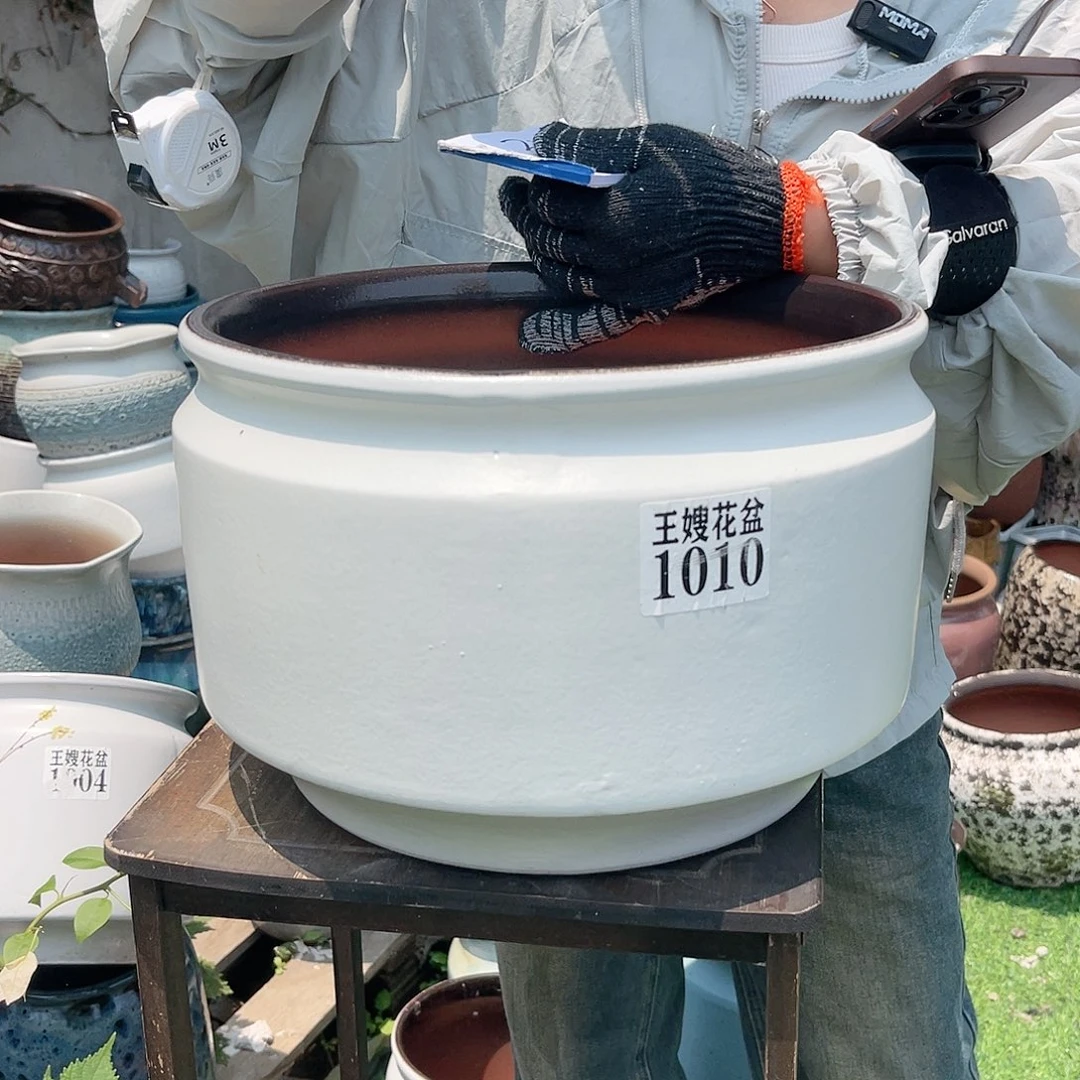 紫砂花盆王嫂花盆直播0603-1010高20口30