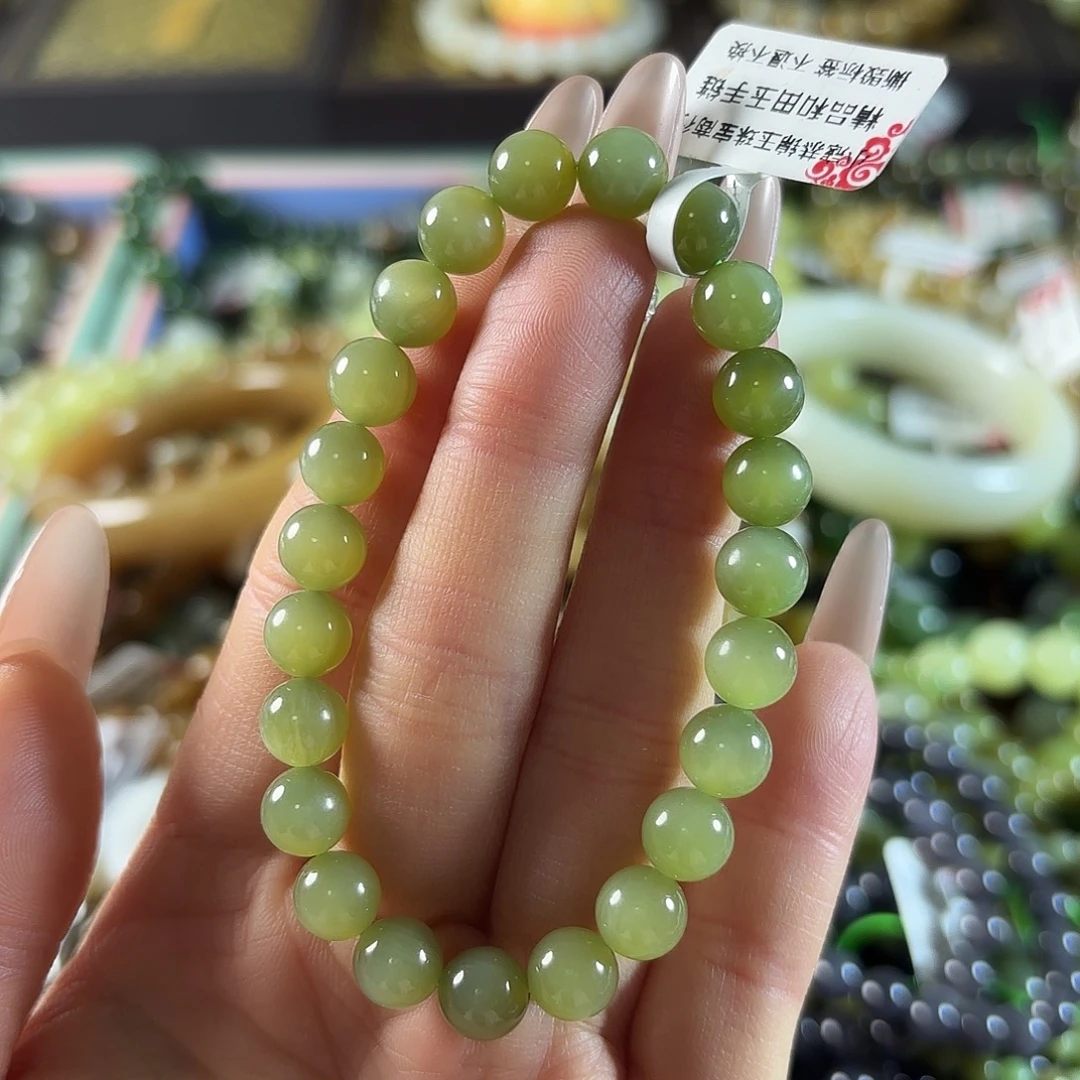 和田玉未镶嵌手链229