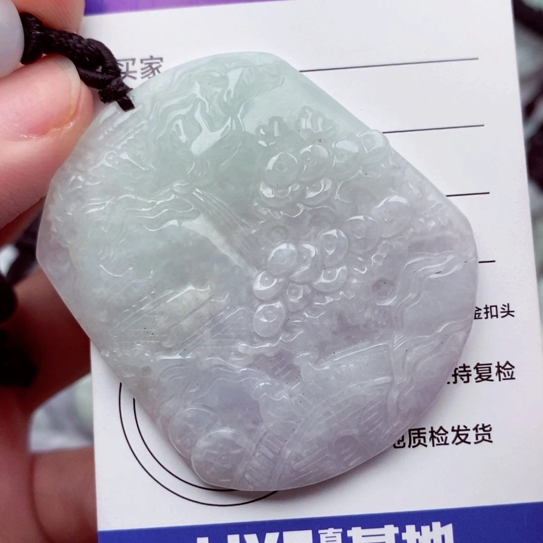 翡翠未镶嵌挂件翡翠