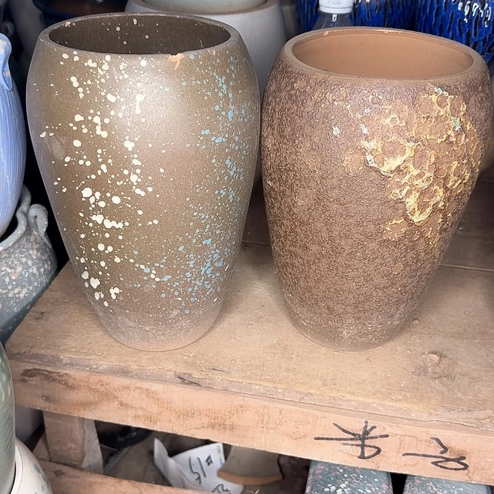 红陶微瑕花盆处理来啦