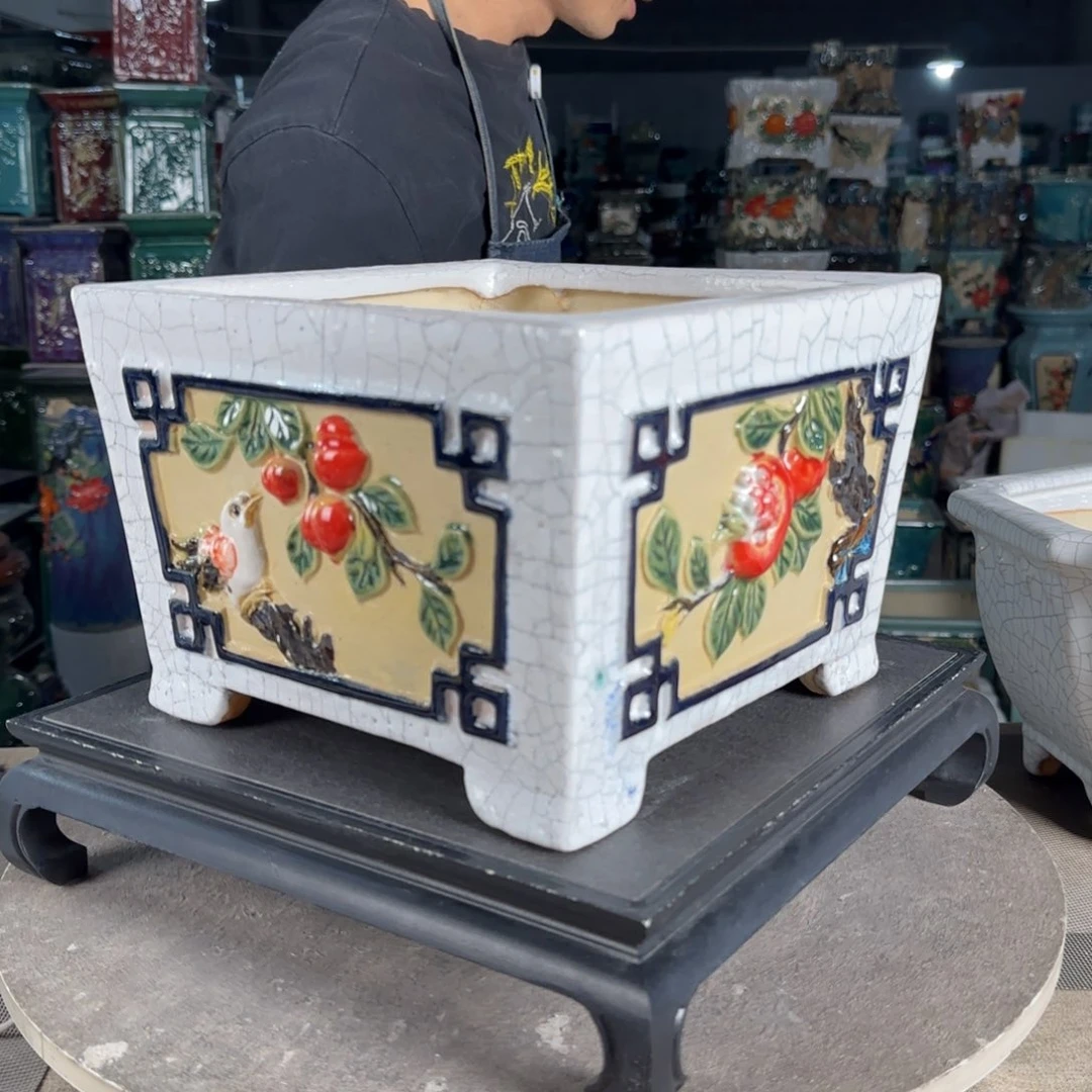 一风堂石湾花盆。微瑕537