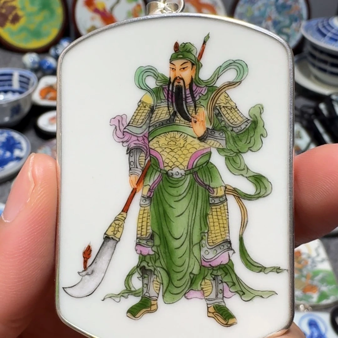 瓷片太**子精品挂件一个