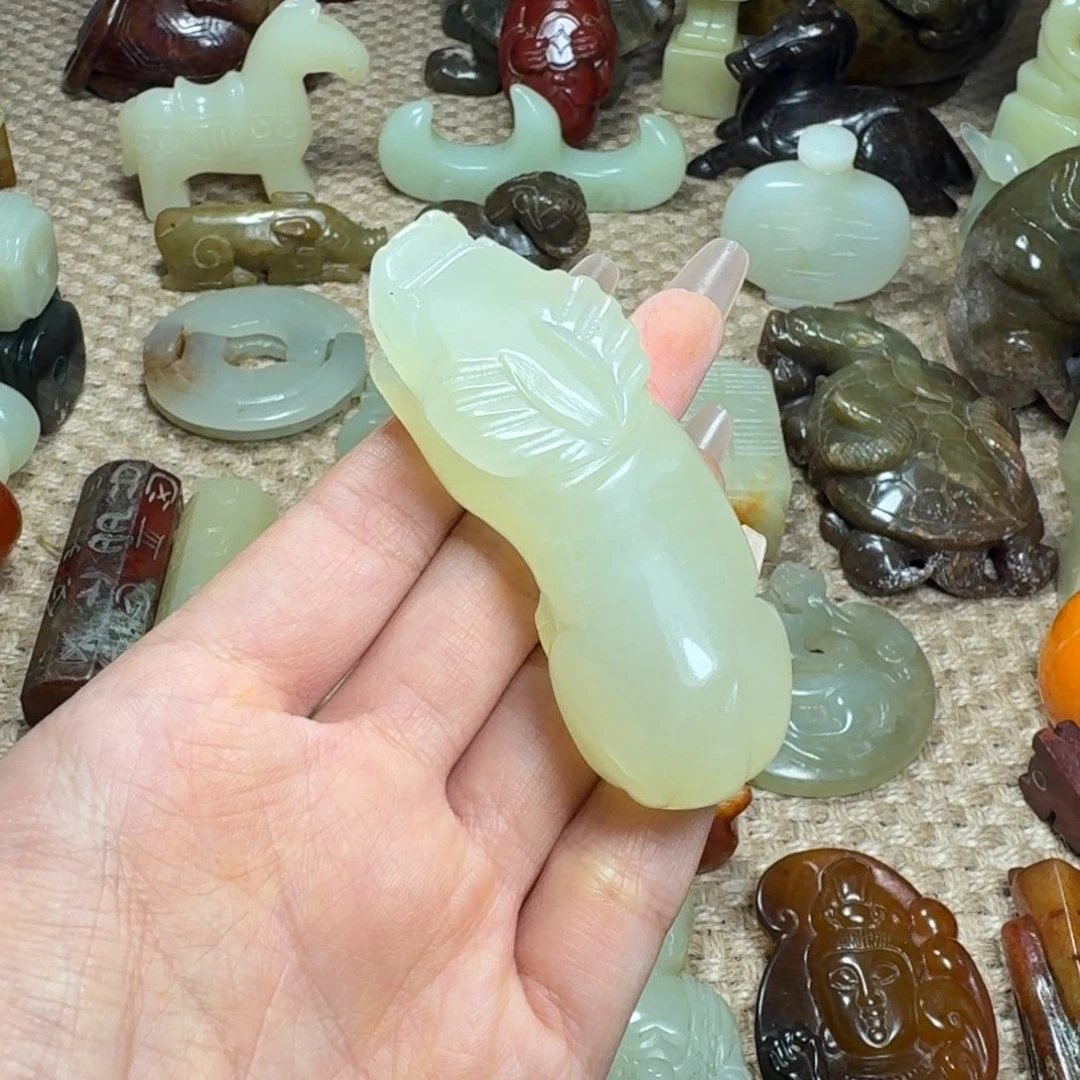 白玉菩提吊坠挂件